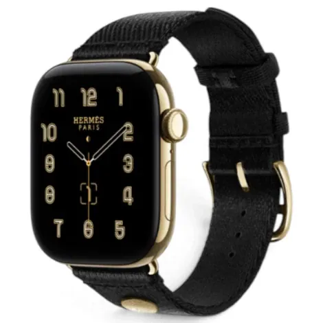 Apple Watch Hermes Series12 42mm GPS+Cellular チタニウムケース/サテン・クルー・ド・セルストラップの商品画像