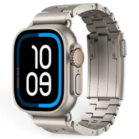 Apple Watch Hermes Ultra 4 49mm GPS + Cellular チタニウムケース/グランHチタンの商品画像