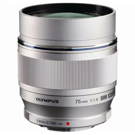 M.ZUIKO DIGITAL ED 75mm F1.8 シルバーの商品画像