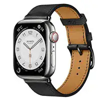 Apple Watch Hermes Series7 41mm GPS+Cellular ステンレススチールケース/シンプルトゥールレザーストラップの商品画像